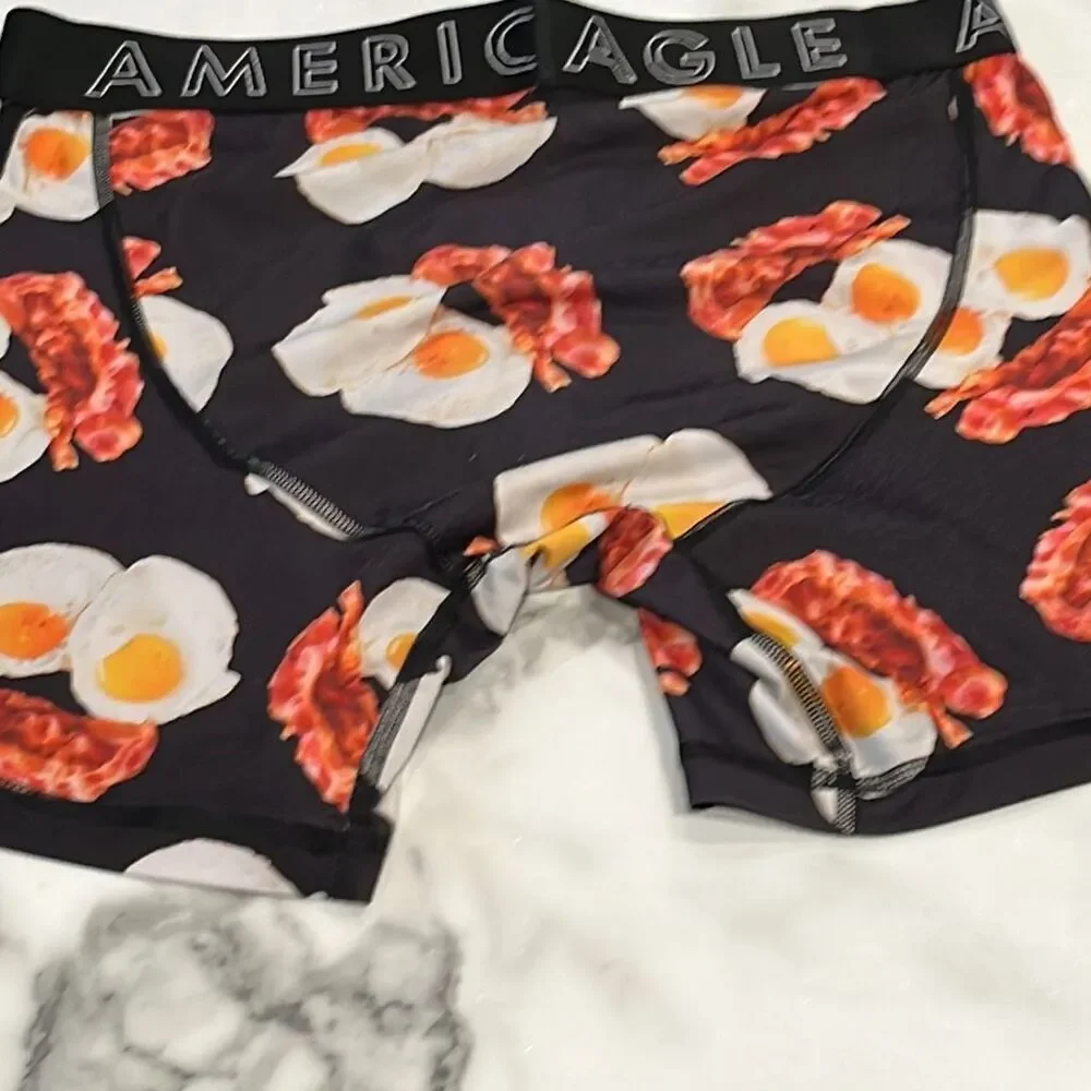 American Eagle Eggs & Bacon Boxer Brief Sz. Small